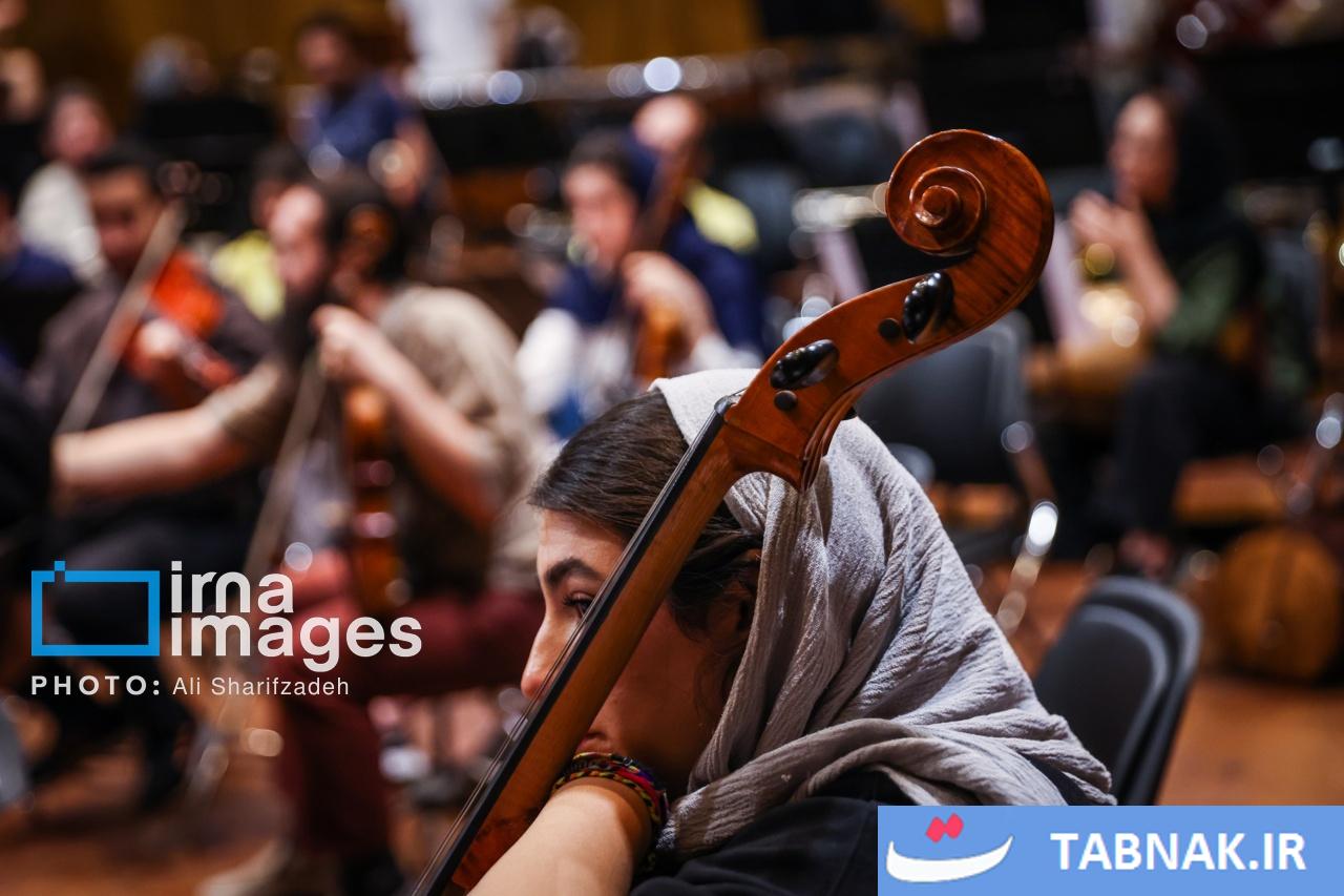 عکسهای تمرین ارکستر موسیقی ایران در سال 1404