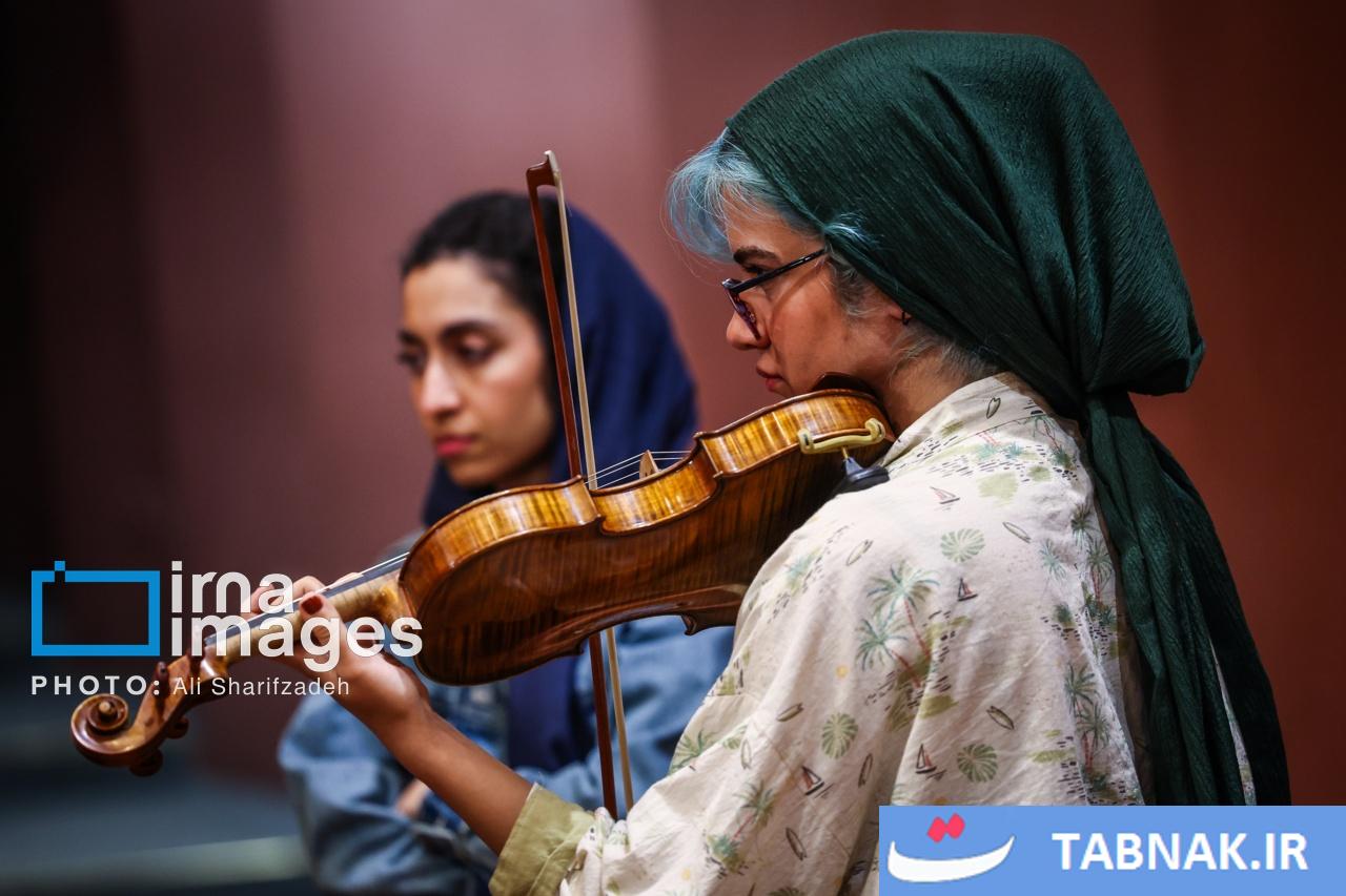 عکسهای تمرین ارکستر موسیقی ایران در سال 1404