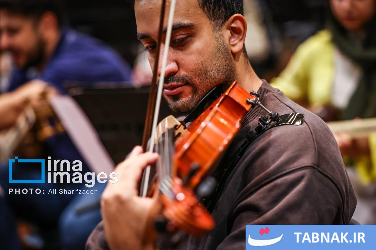 عکسهای تمرین ارکستر موسیقی ایران در سال 1404