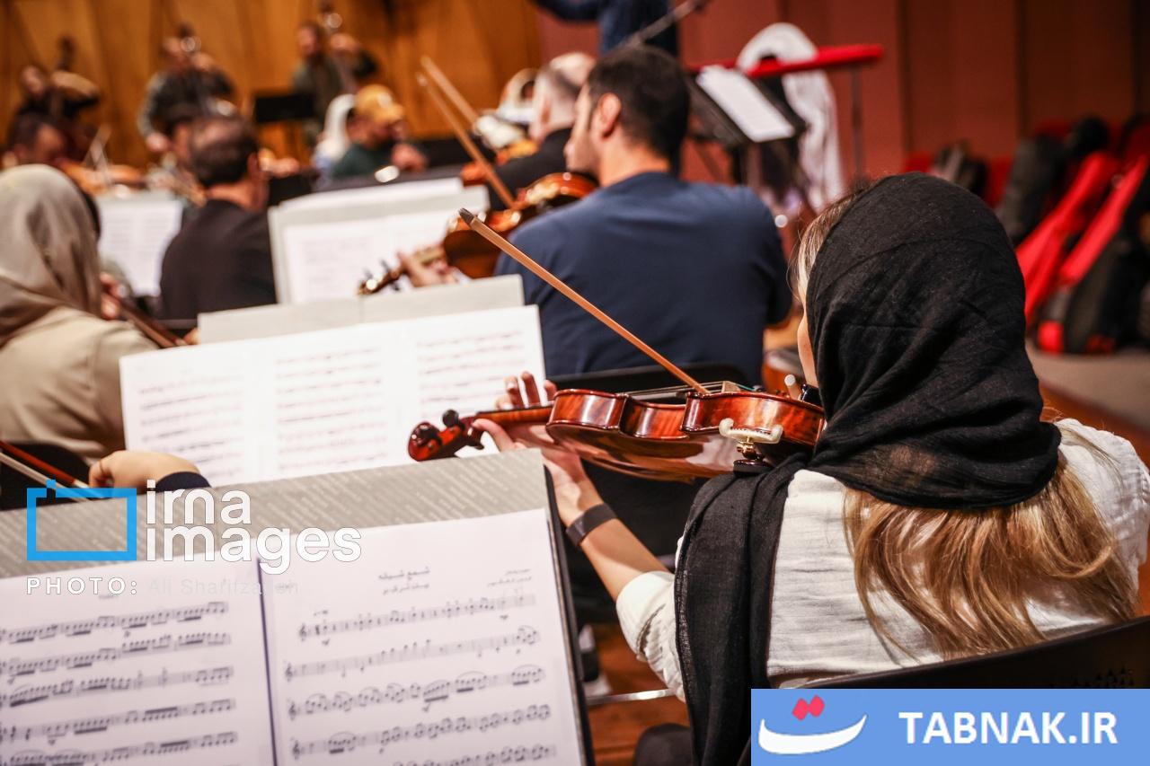 عکسهای تمرین ارکستر موسیقی ایران در سال 1404