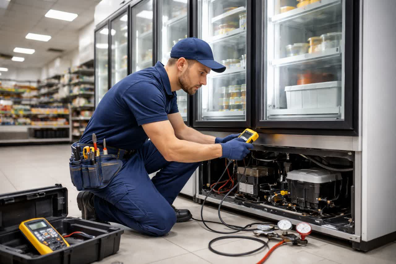 نکات مهم تعمیر یخچال ایستاده و صنعتی در تهران