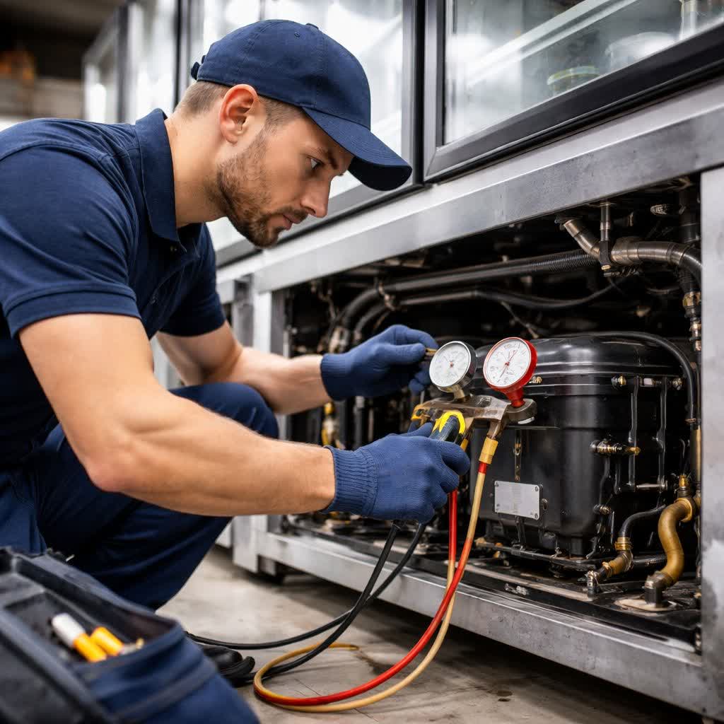 نکات مهم تعمیر یخچال ایستاده و صنعتی در تهران